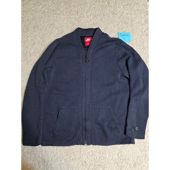 Nike Tech Women's Knit Zip-Up Jacket size Large - Picture 8 of 8